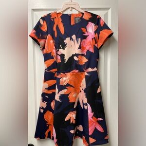 Floral A-Line Vince Camuto Dress